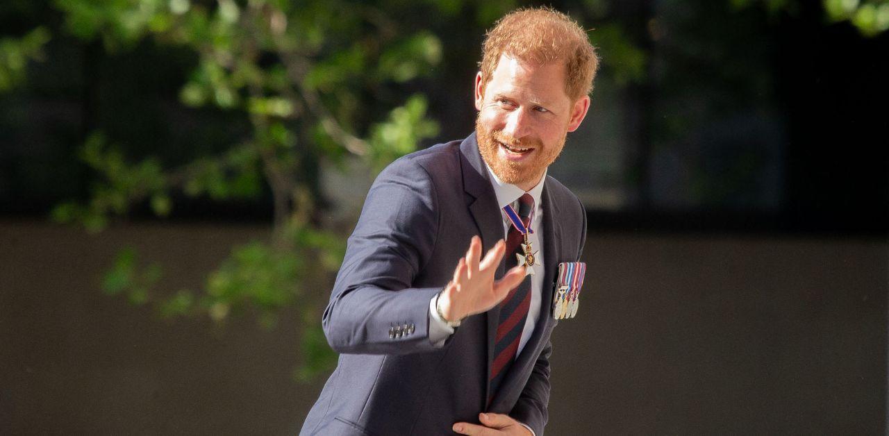 prince harry makes cheeky wedding joke during surprise walkabout london