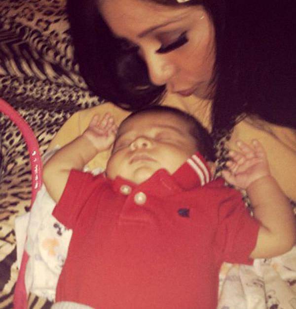 Exclusive! Snooki I Like Dressing Baby Son Lorenzo Up Like Pauly D
