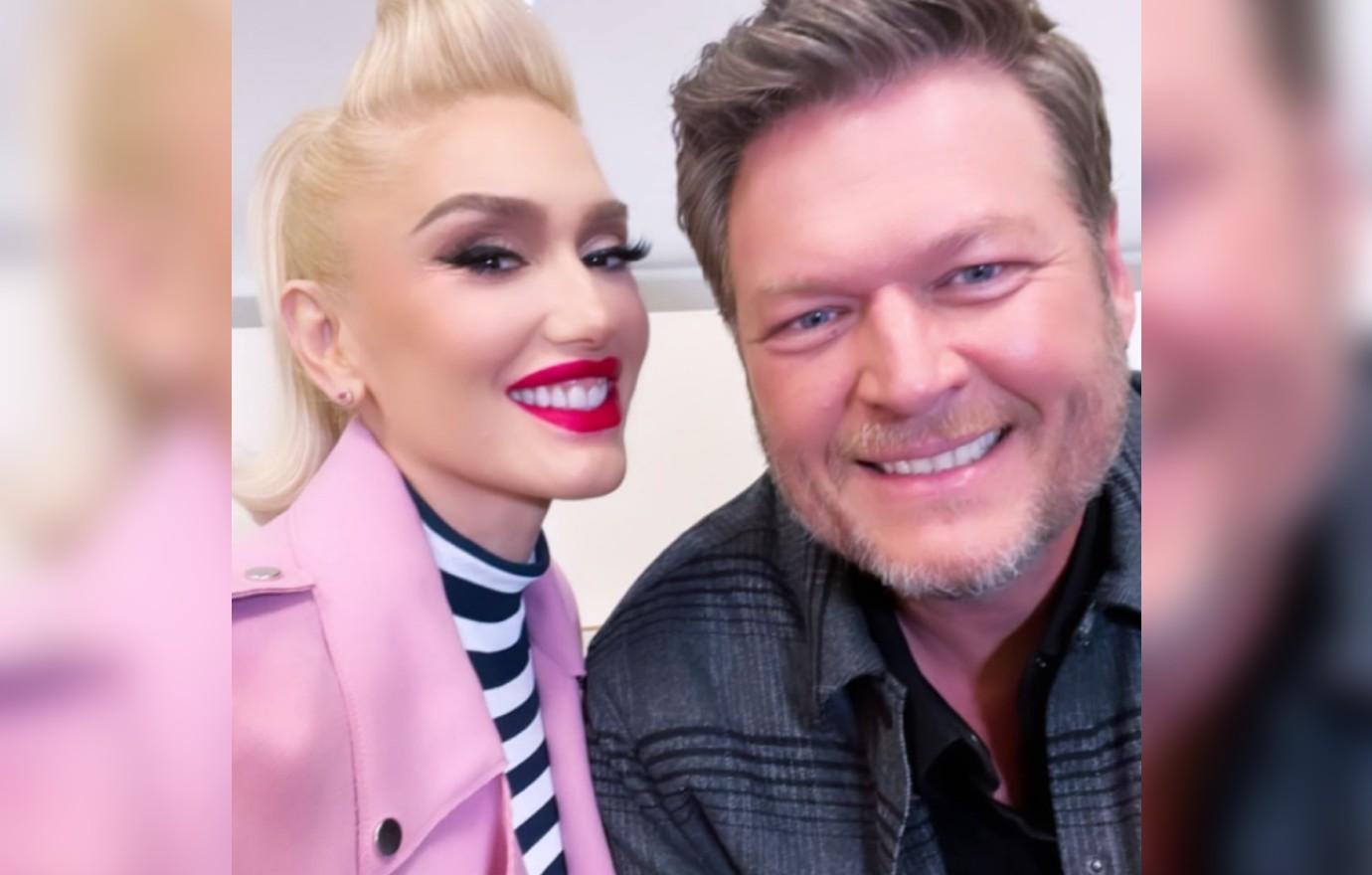 blake shelton gwen stefani holiday cooking gain weight