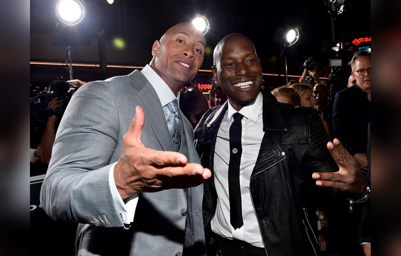 Tyrese feud dwyane johnson