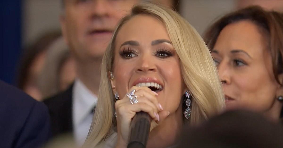 carrie underwood sabotaged music malfunction donald trump inauguration