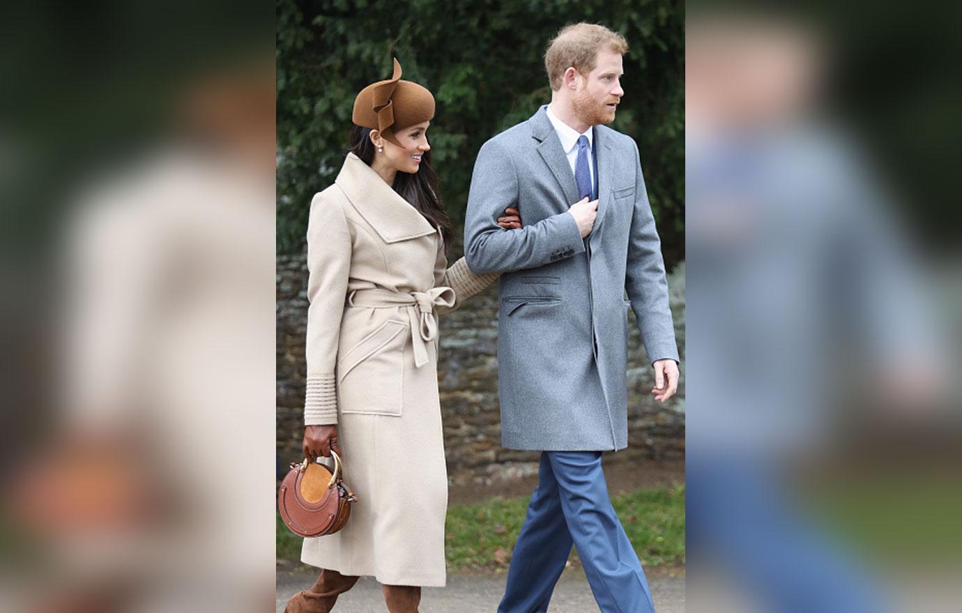 Members Of The Royal Family Attend St Mary Magdalene Church In Sandringham