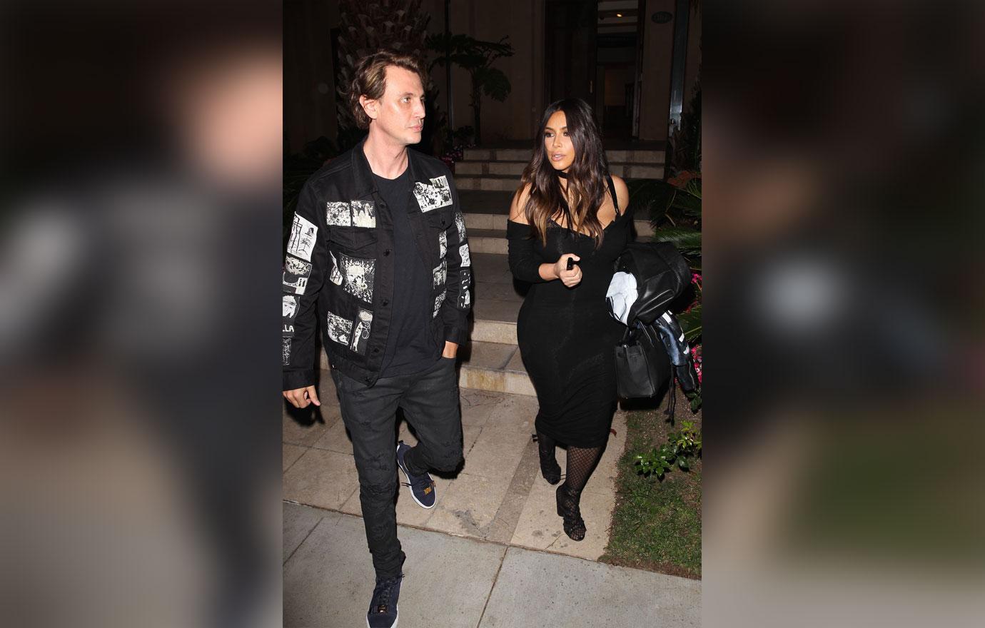 Kim Kardashian and Jonathan Cheban visit a friend&#8217;s house on St. Paddy&#8217;s Day