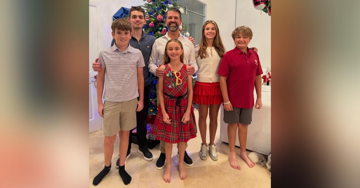 Photo of Donald Trump Jr. celebrated Christmas with all five of his kids, whom he shares with ex-wife Vanessa Haydon.
