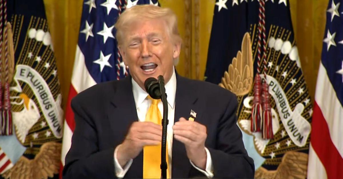 image of The president repeatedly referred to her as beautiful.