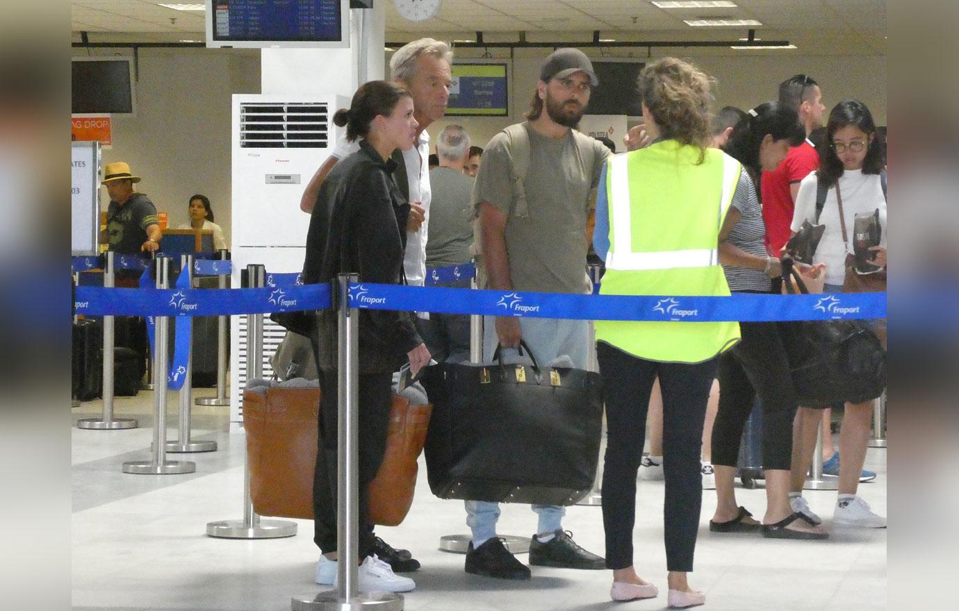 Sofia richie scott disick greece airport 6