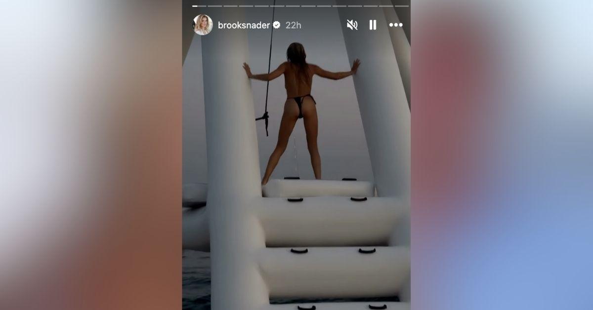 image of The 'DWTS' star also went topless on her vacation. 