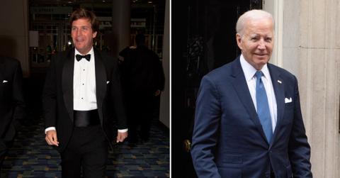 tucker carlson claims joe biden face lift fake shallow