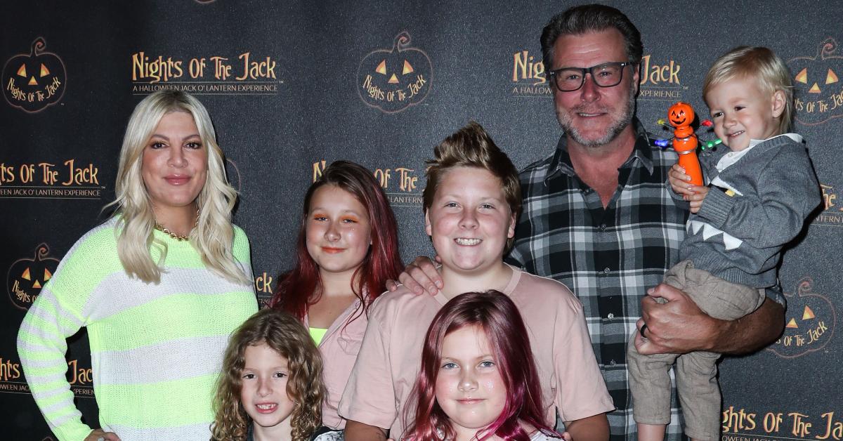 tori spelling reveals secret to new look gets uncomfortable about dean mcdermott