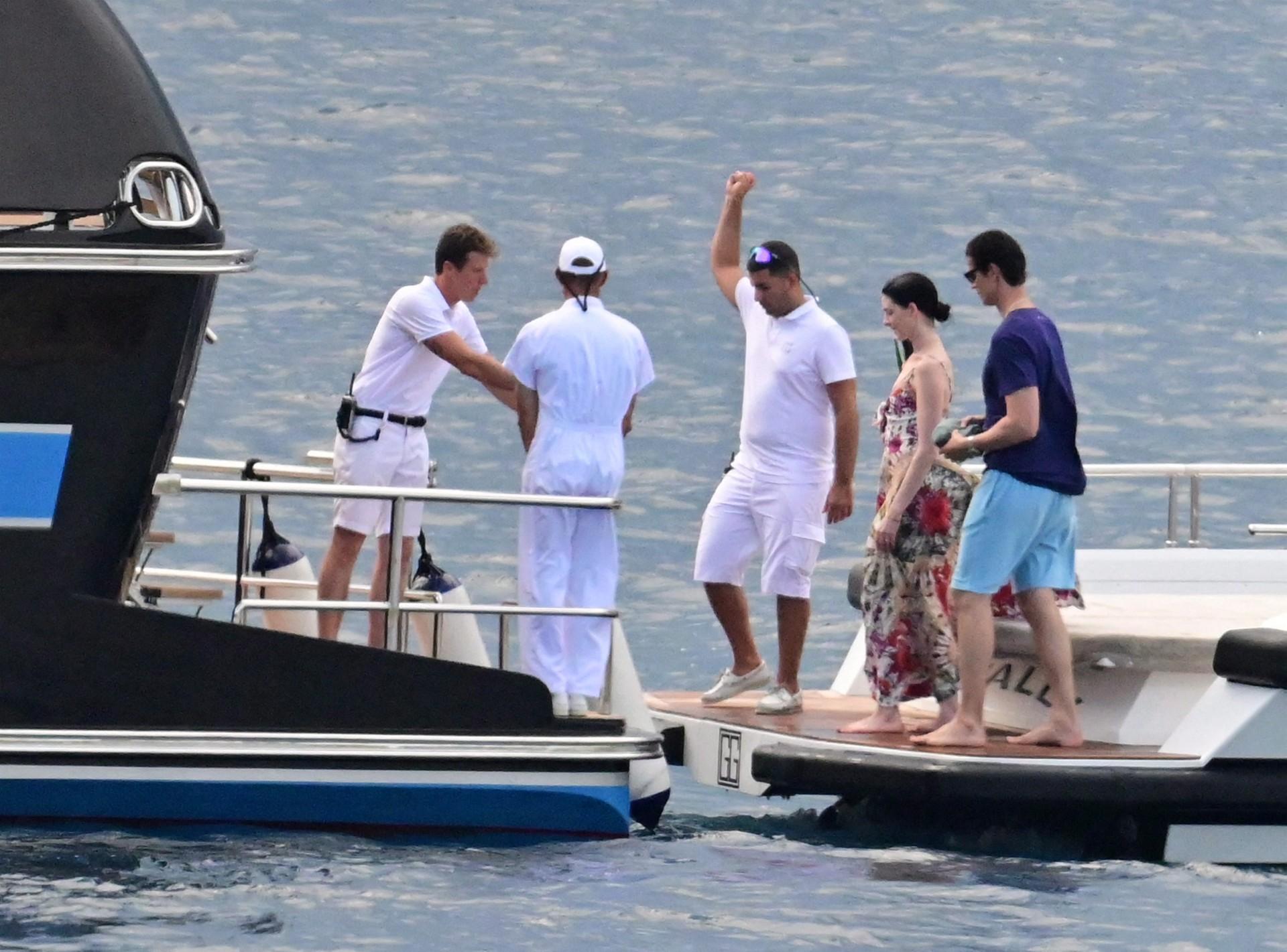 anne hathaway yacht greek islands