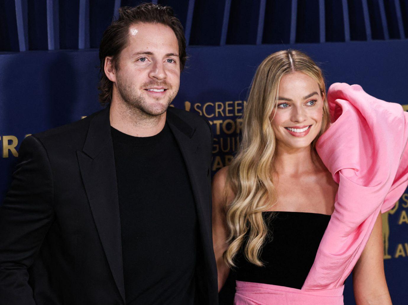 margot robbies husband tom ackerley spend  hours day together fight