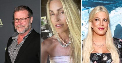 dean mcdermott reunites mary jo eustace tori spelling daughters birthday pp