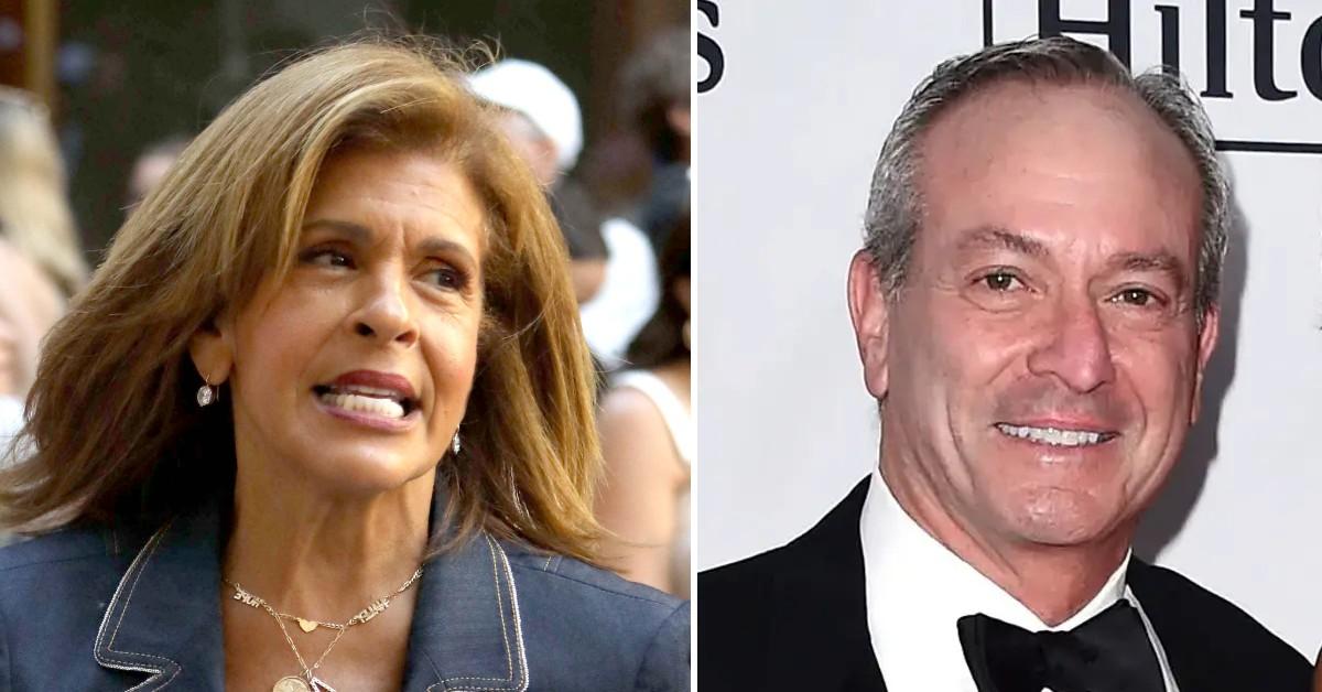 Photo of Hoda Kotb and a picture of Joel Schiffman.