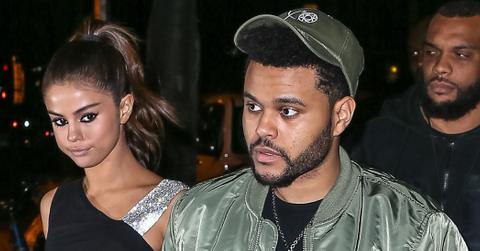 *EXCLUSIVE* Sexy Selena Gomez and The Weeknd arrive hand in hand at Carbone