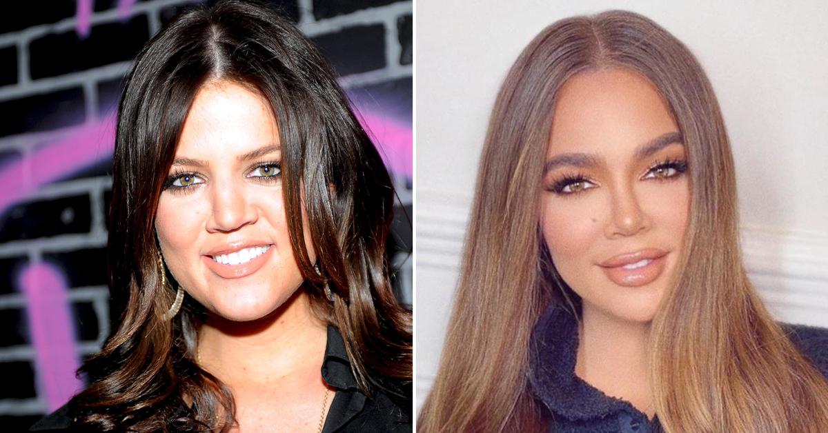 khloe kardashian then and now