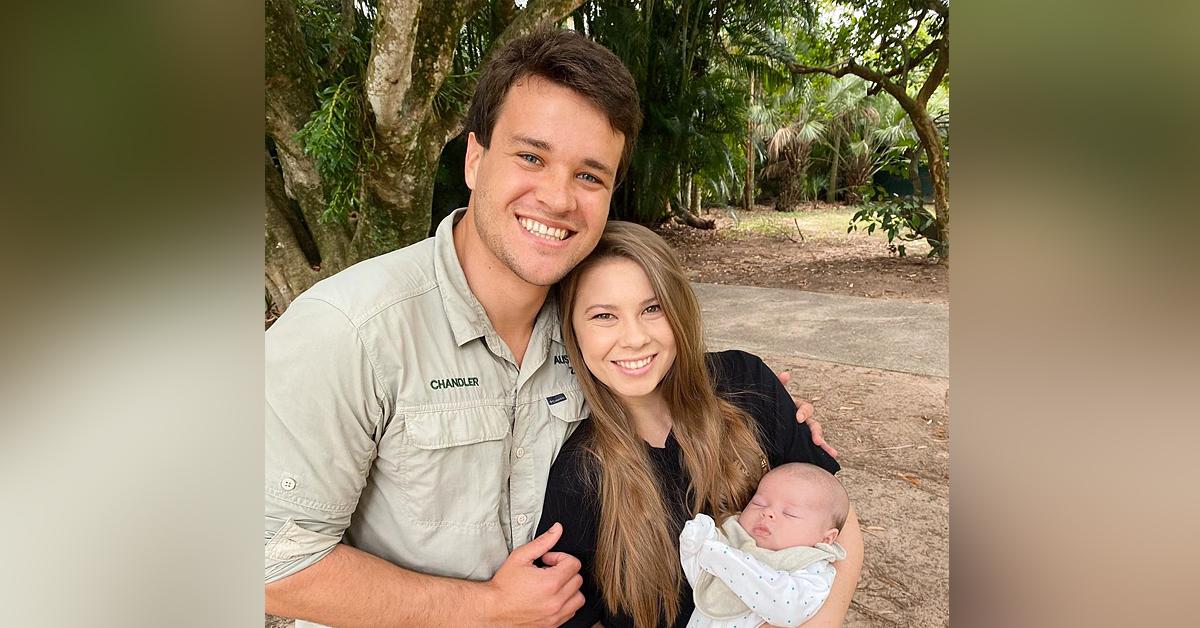 bindi irwin chandler powell take daughter grace warrior release sea turtles mom terri birthday