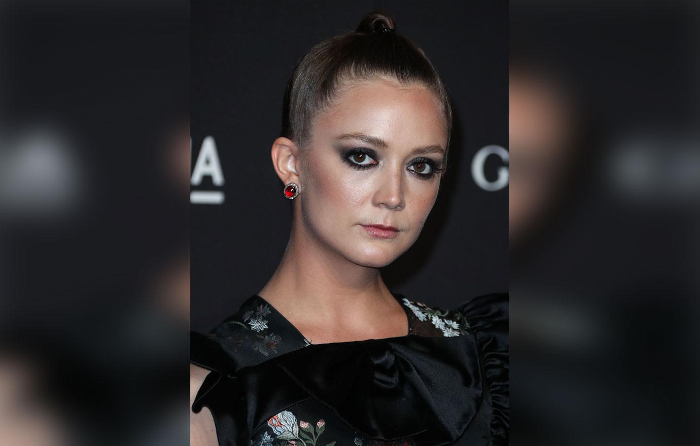 Billie Lourd wearing a Gucci dress arrives at the 2018 LACMA Art + Film Gala