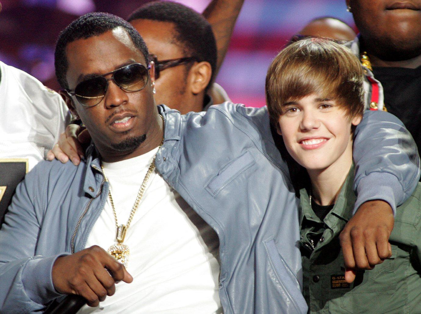 justin bieber supports hailey rhode party process sean diddy combs scandal photos