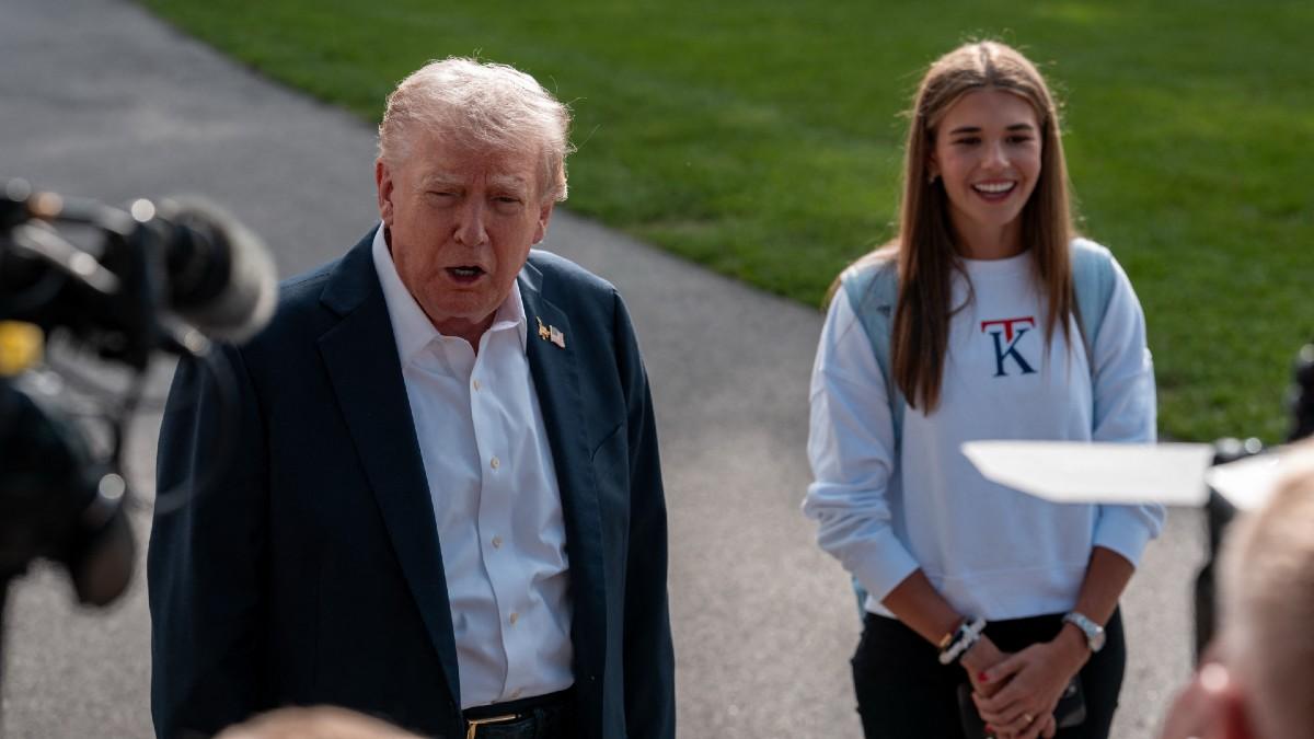 image of Many users mocked Kai Trump for her comments. 