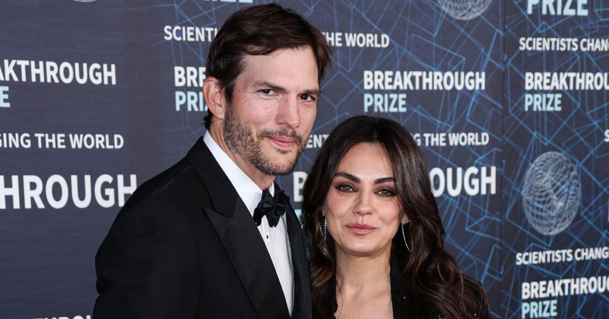 Photo of Ashton Kutcher and Mila Kunis.