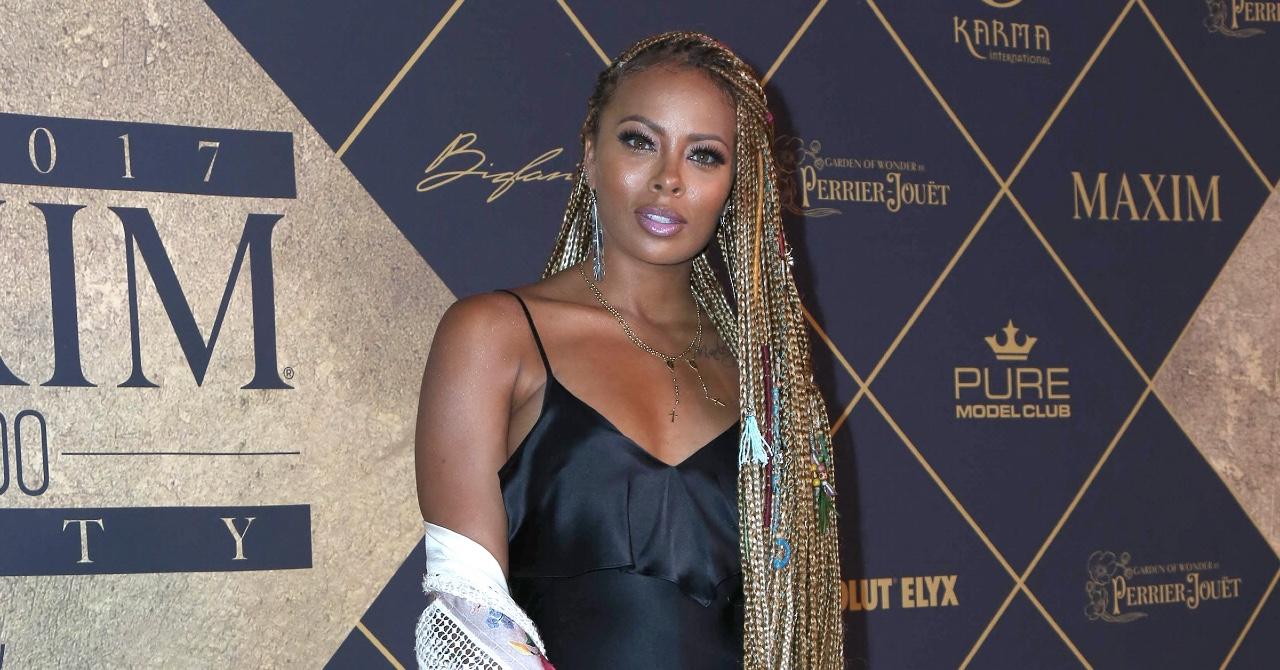 Eva Marcille flaunts her fit figure in a denim bra as she attends BET  Awards event