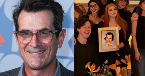 Composite photos of Ty Burrell