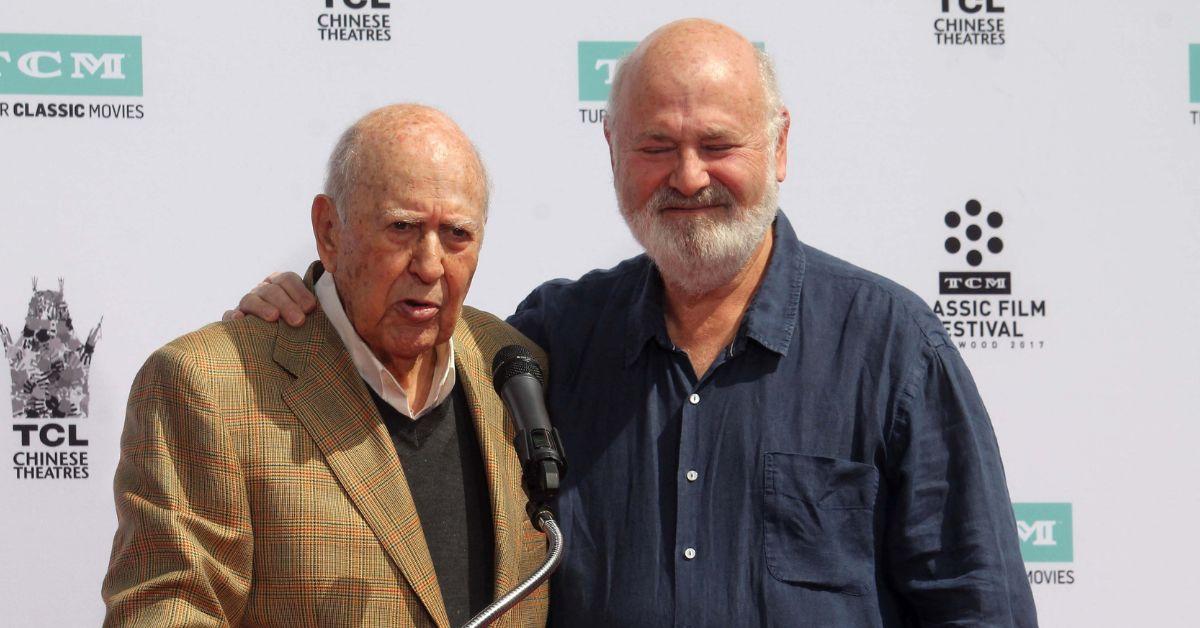 image of Carl Reiner was the father of Rob Reiner.