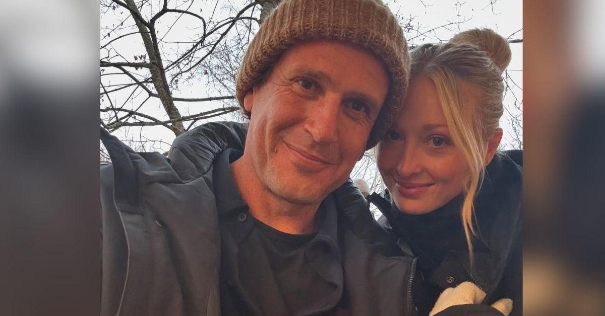 Photo of Jason Segel and Kayla Radomski. 