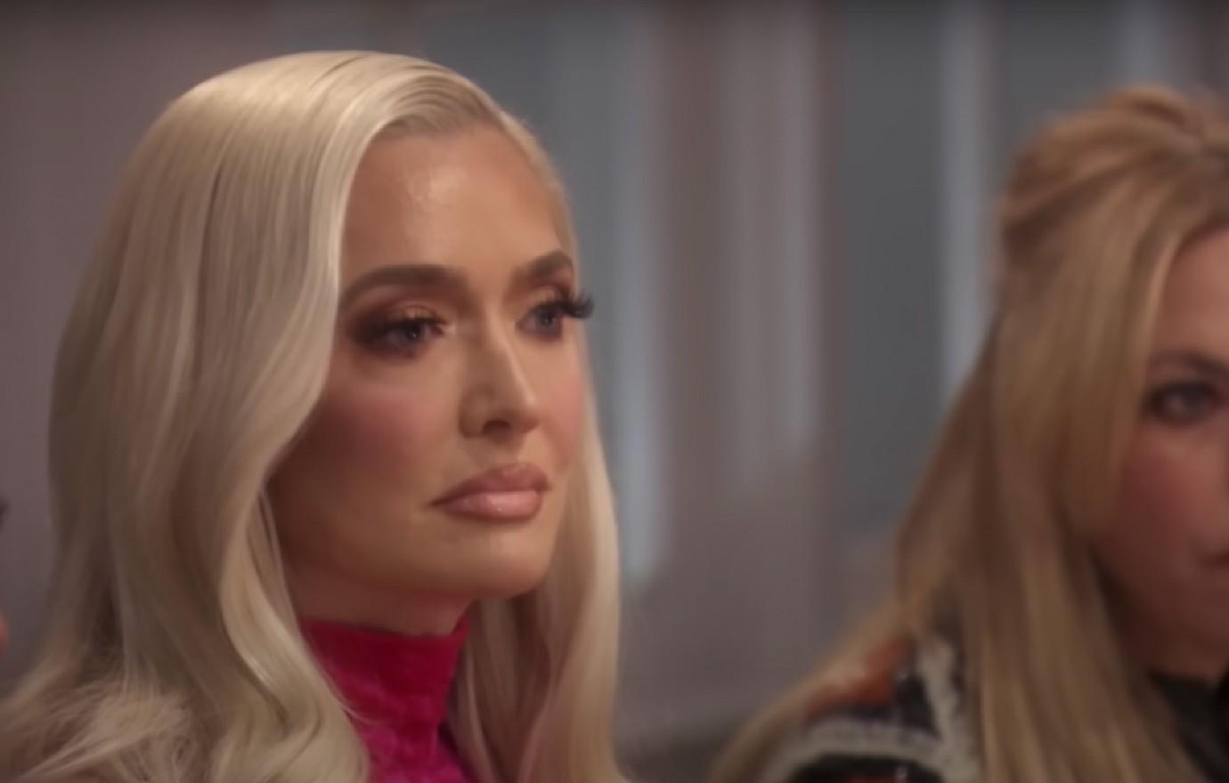 erika jayne shades denise richards strange behavior confrontation