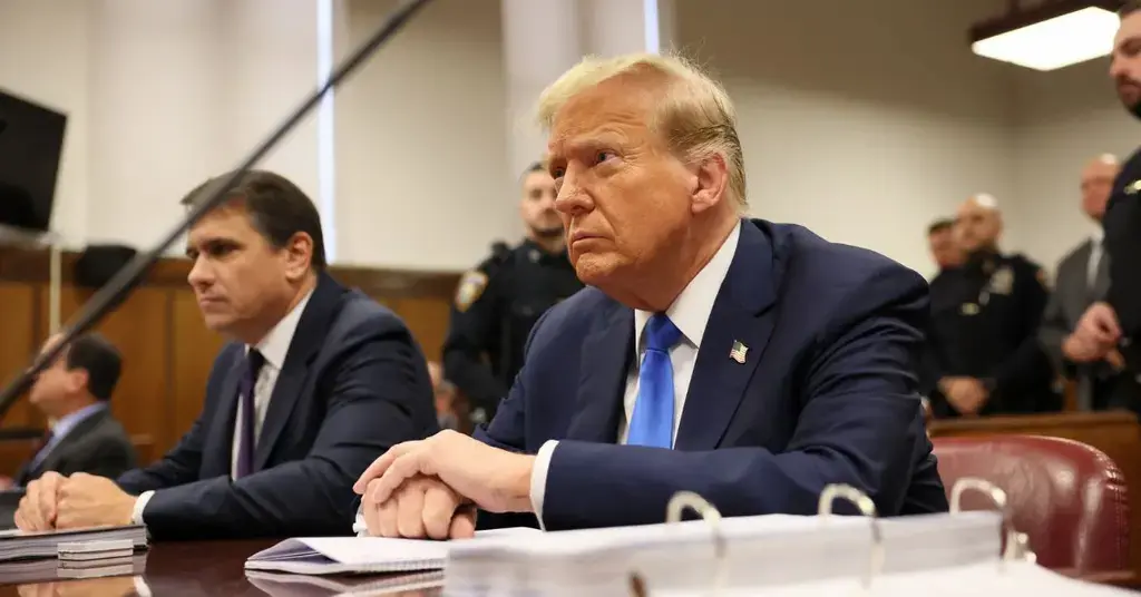 lawrence odonnell donald trump stared down manhattan courthouse