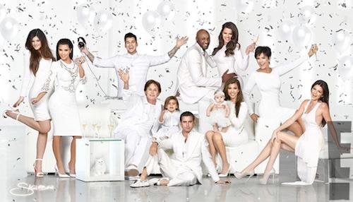 Kardashian christmas card family 2012