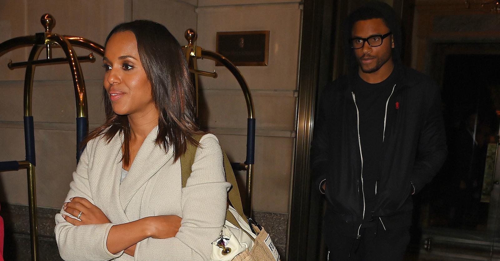 Scandal Kerry Washington And Husband Nnamdi Asomugha Barely Spending Time Together After Birth 