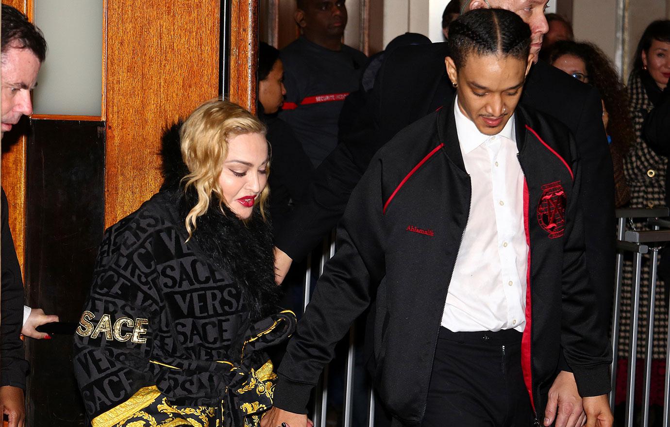 madonna sparks breakup rumors with toyboy ahlamalik williams