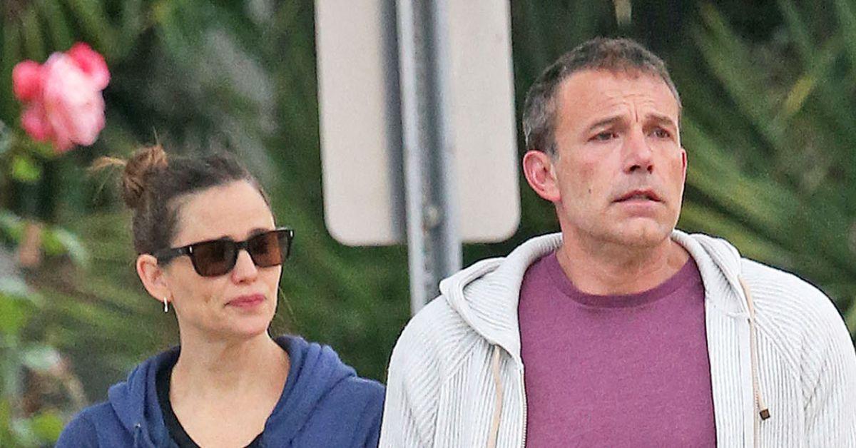 image of The actor arrived with Jennifer Garner and their son Samuel.