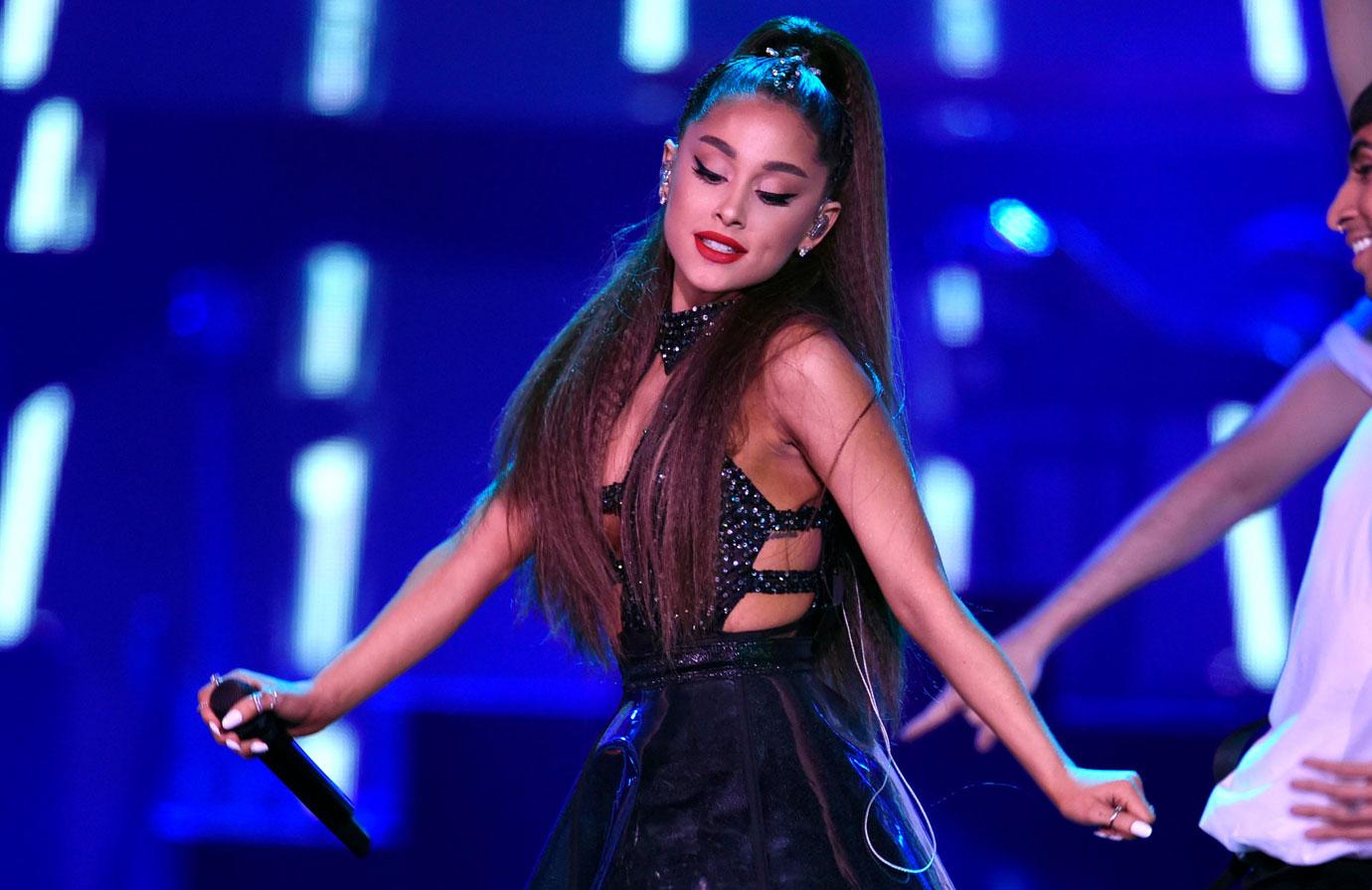 ariana grande performing