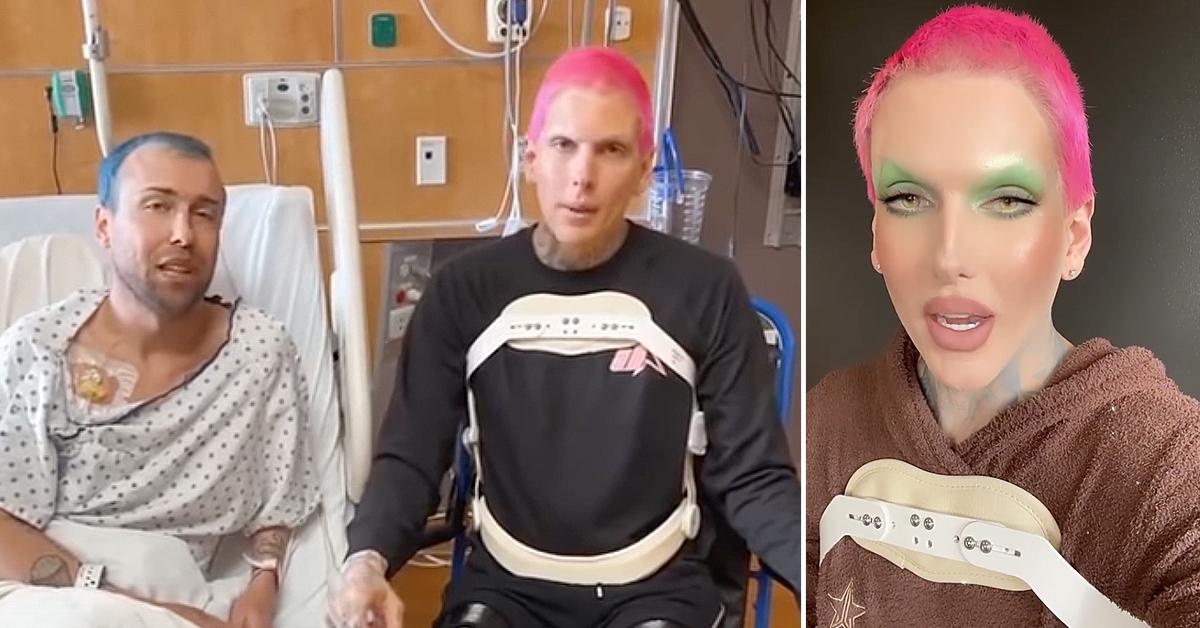 Jeffree Star Leaves Hospital With Broken Back After Car Accident