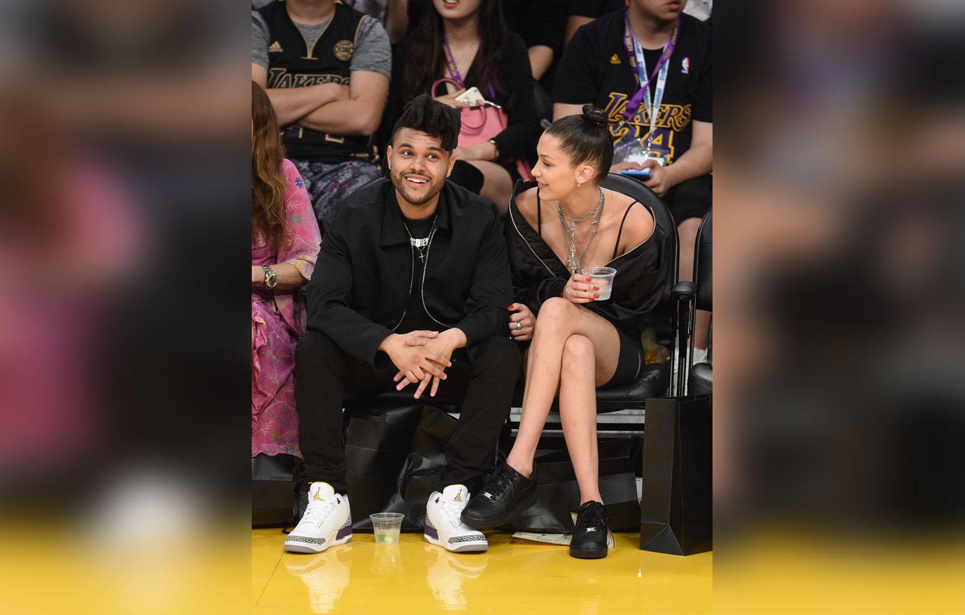 Celebrities At The Los Angeles Lakers Game