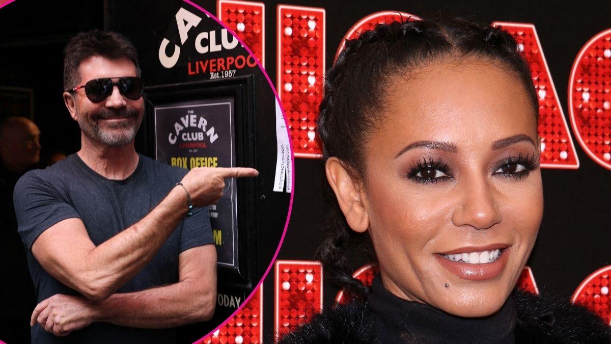 Photo of Simon Cowell and Melanie 'Mel B' Brown