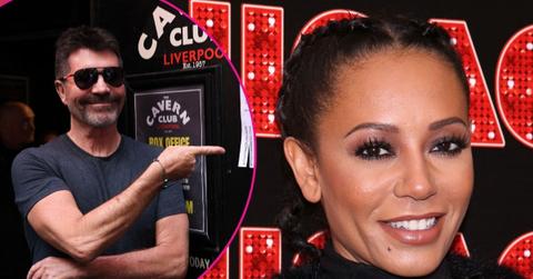 Photo of Simon Cowell and Melanie 'Mel B' Brown