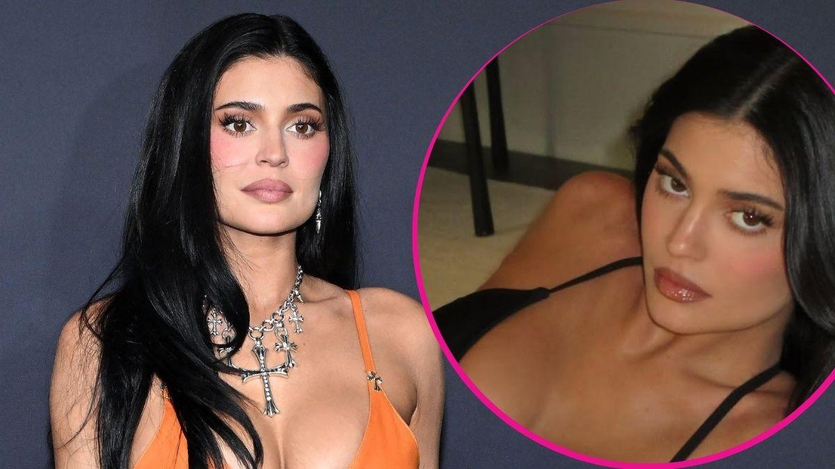 split image of Kylie Jenner and Kylie Jenner