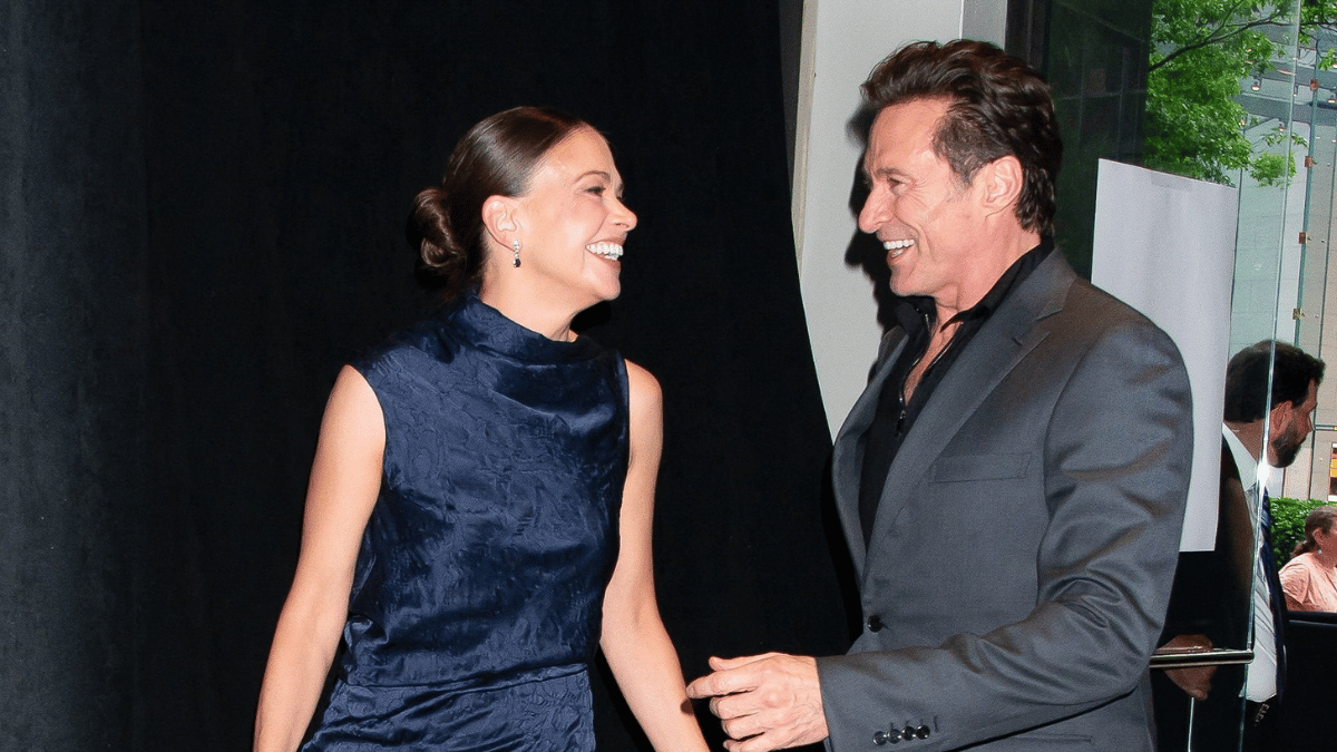 Photo of Sutton Foster and Hugh Jackman