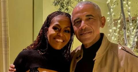 Photo of Barack Obama and Michelle Obama
