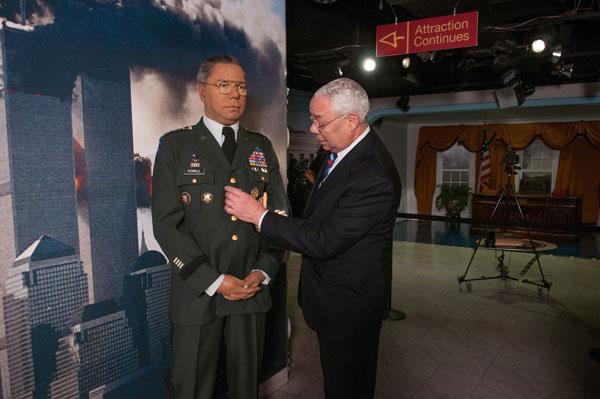 Colin Powell recently paid a visit to Madame Tussauds Washington