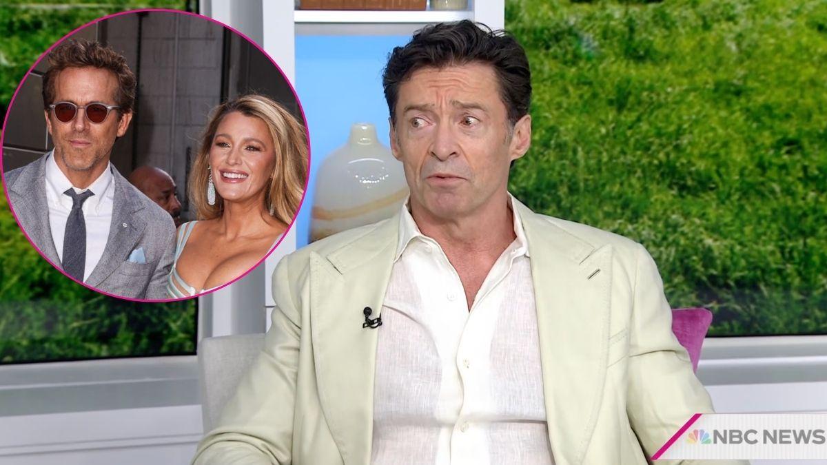 Photo of Hugh Jackman, Blake Lively and Ryan Reynolds