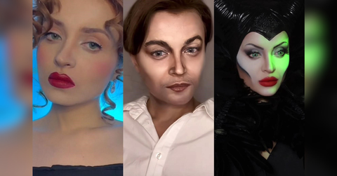 gunay hasanova artistic makeup as portraiture