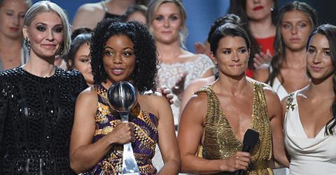 Aly raisman larry nassar victims arthur ashe award for courage 2018 epsys