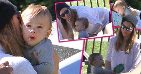Jessica Biel Post Baby Body Son Silas Park