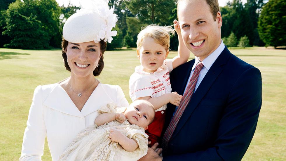 Princess chrlotte christening photos kate middleton prince george william