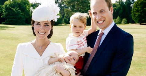 Princess chrlotte christening photos kate middleton prince george william