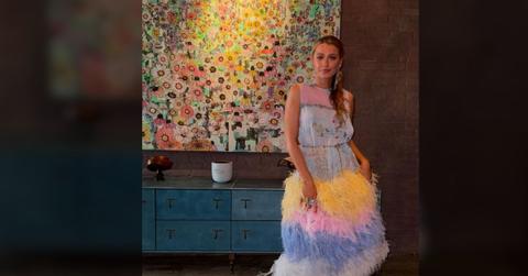 blake lively balancing kids work